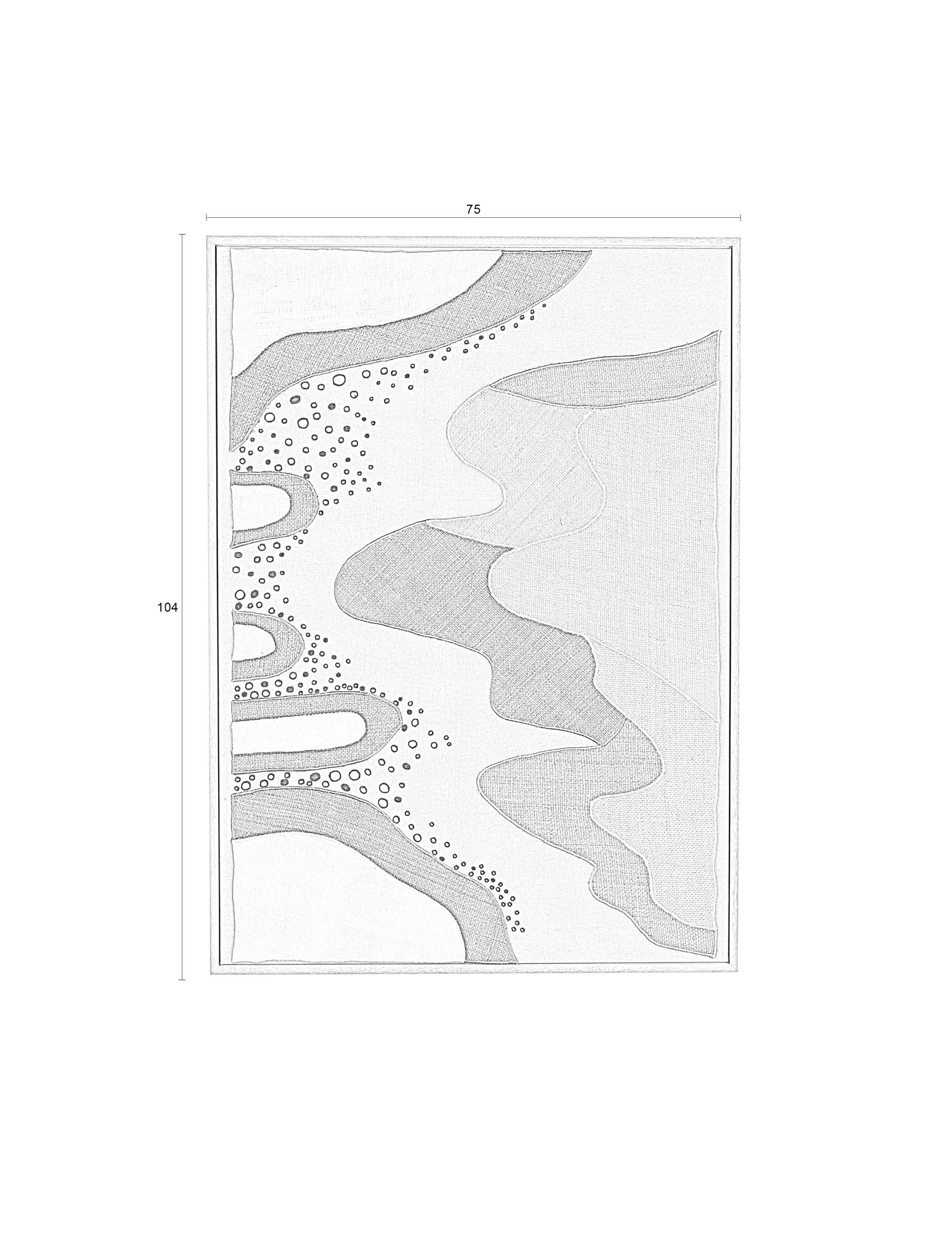 Zuiver Coastal Handcrafted Fabric Wall Art